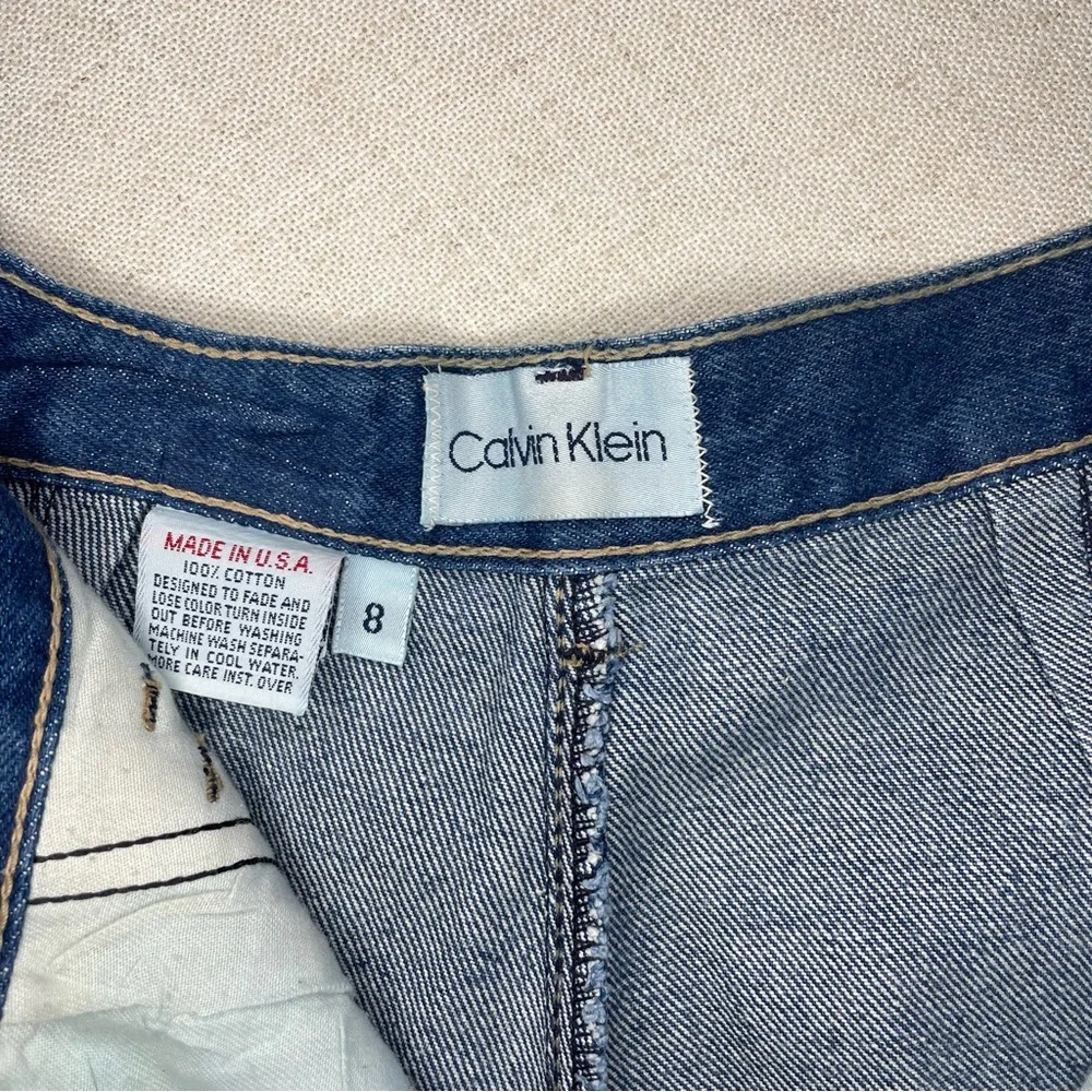 Vintage Calvin Klein High Waisted Jeans Size 8 - Picture 5 of 12